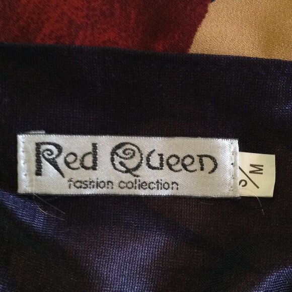 Floral Jumper, Red Queen, S/M Poly, Easy Care; Garden Party, Vacation, Cruising - Picture 4 of 6